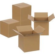Shipping Box Mailers 5x5x5 Inch Corrugated Cardboard Moving Mailers, 25 Count