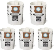 3-15 Pack - 5-8 Gallon High Efficiency Replacement Dry Vacuum Bags - Shopvac Bag