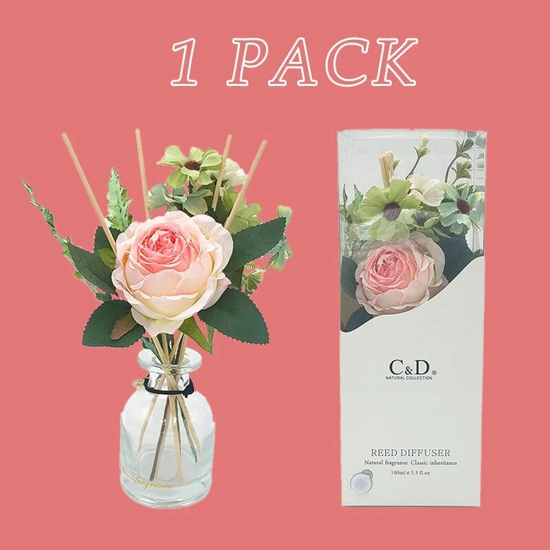 Rose -100 ml aromatherapy diffuser for home bathroom decoration