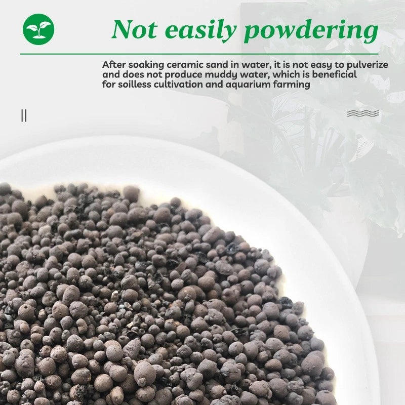 4lb Fine Expanded Clay Pebbles 1-2mm | Hydroponics Seed Starter Soil Aeration