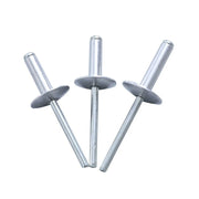 100-2000-Pack Large Flange Aluminum Pop Rivets 3/16" X 3/4" Big Head Steel