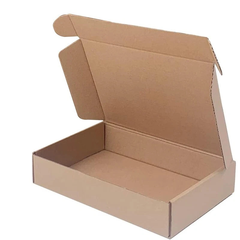 10 20 30pcs 7.8x5.5x1.5 inch, Shipping Box Mailing Bag Self Sealing Kraft Brown
