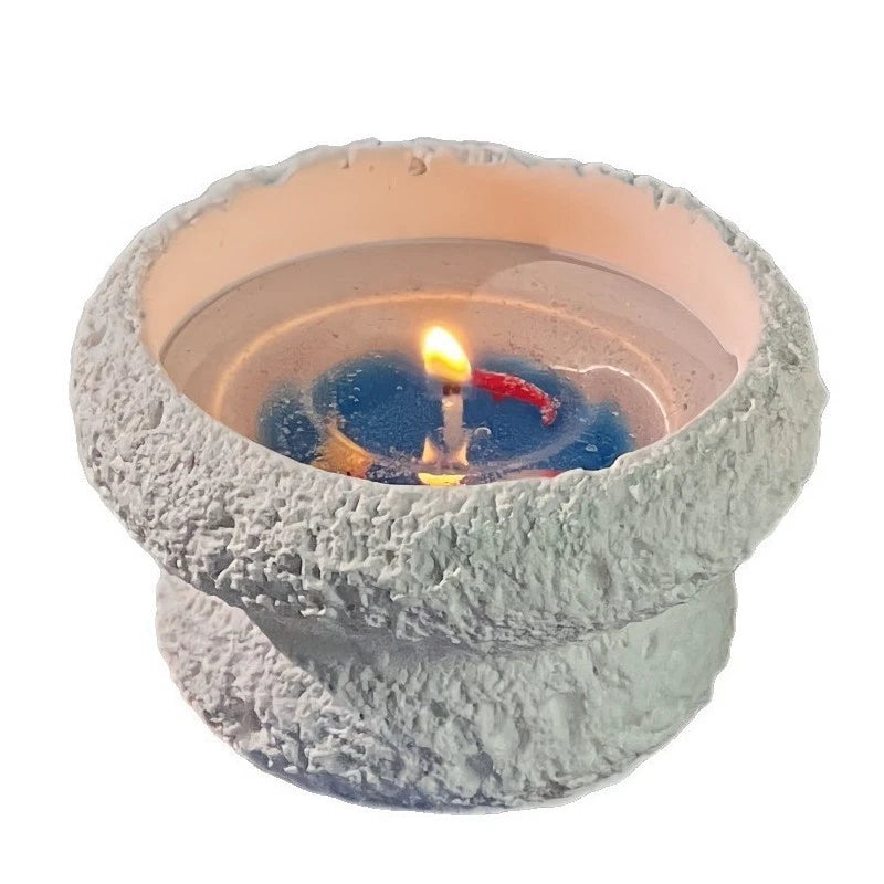 Scented candles (4 pcs), Freesia/Ocean scent, for relaxation and air freshening