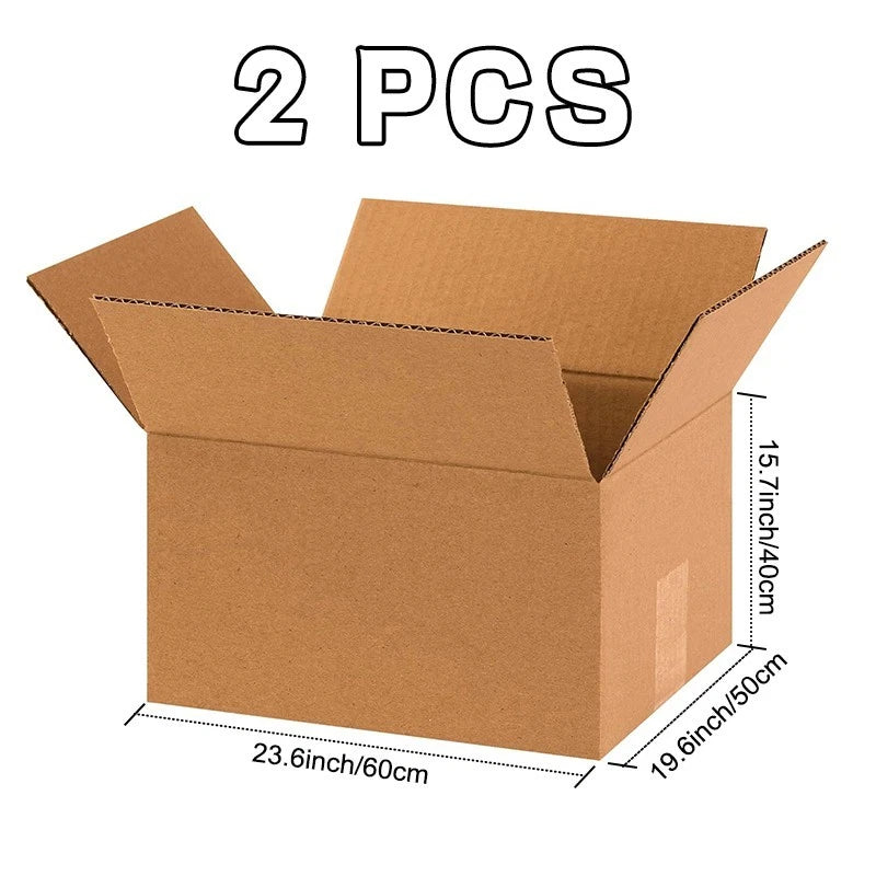 24x20x16in corrugated cardboard boxes for mailing/storage/transportation - 2pcs