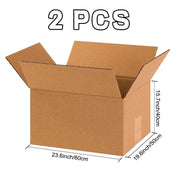 24x20x16in corrugated cardboard boxes for mailing/storage/transportation - 2pcs