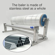 19.6/23.6-inch stainless steel manual elastic stretch film packaging machine