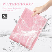 25 Pink Poly Bubble Mailers, 6.5 x 8.5 inches – Heavy-Duty Shipping Bags