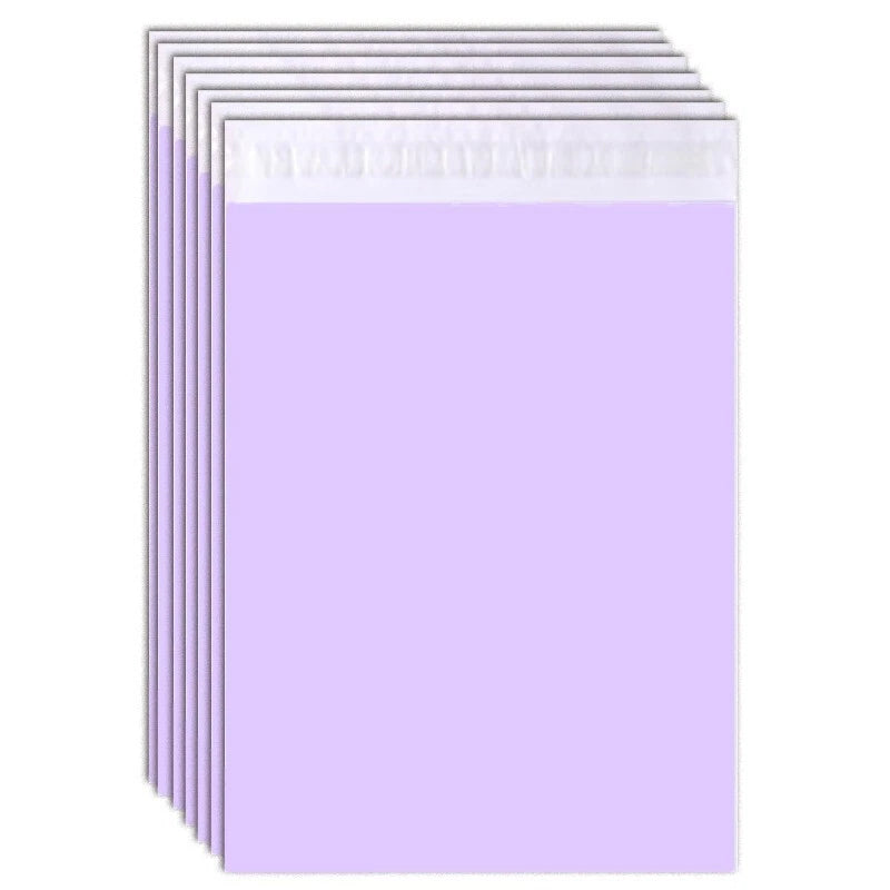 8x12 inch purple waterproof mailing bag, strong adhesive seal, tear resistant