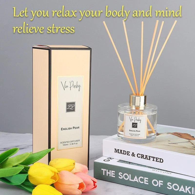 Reed Diffuser - 3.38 fl oz, home fragrance, suitable for bathrooms and bedrooms.