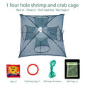 Fishing bait trap, portable accessories for crayfish nets and crabs, foldable