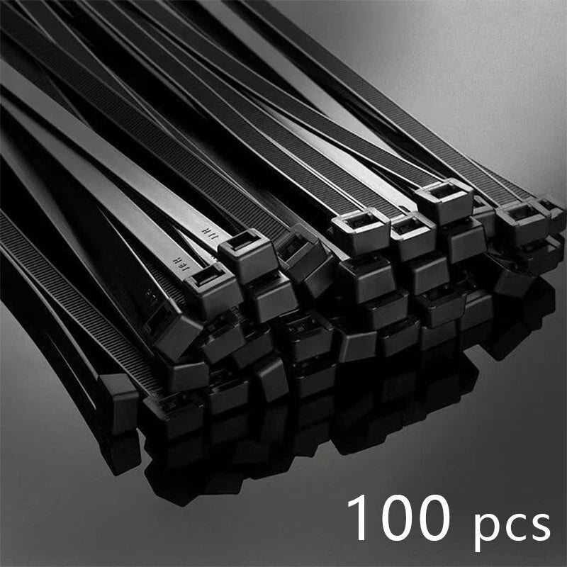 4-23 inch nylon zipper cable ties, suitable for homes, garages and workshops