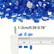 8/10/15 pounds of glass beads, suitable for beautifying fire pits and fireplaces