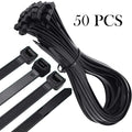 23-inch industrial zipper, reusable zipper tie, suitable for gardens, homes