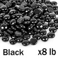 8/10/15 pounds of glass beads, suitable for beautifying fire pits and fireplaces