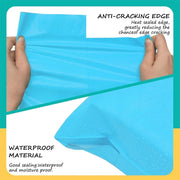 8x12 inch blue waterproof mailing bag, strong adhesive seal, tear resistant