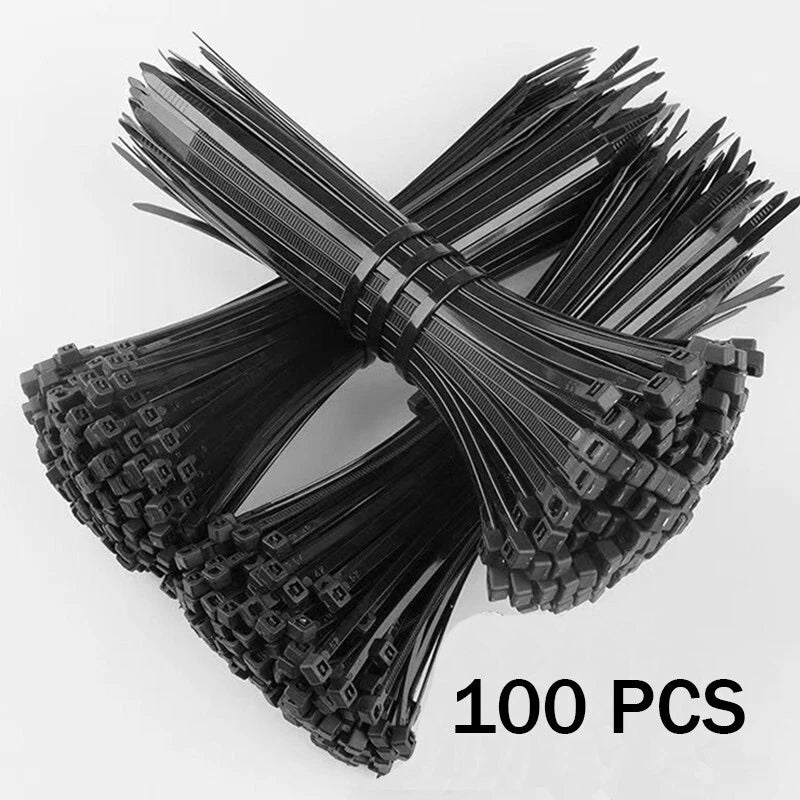 4-23 inch nylon zipper cable ties, suitable for homes, garages and workshops