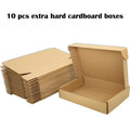 10 20 30pcs 7.8x5.5x1.5 inch, Shipping Box Mailing Bag Self Sealing Kraft Brown