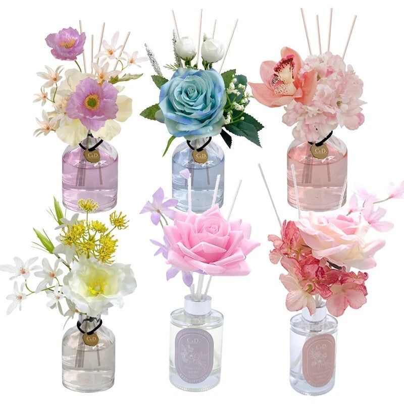 Flower diffuser Home diffuser Gift set for bathroom and office decor 100ml