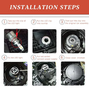 H7 Bulb Replacement Base Compatible with TK06 LED Headlight Conversion Kit 2-pcs