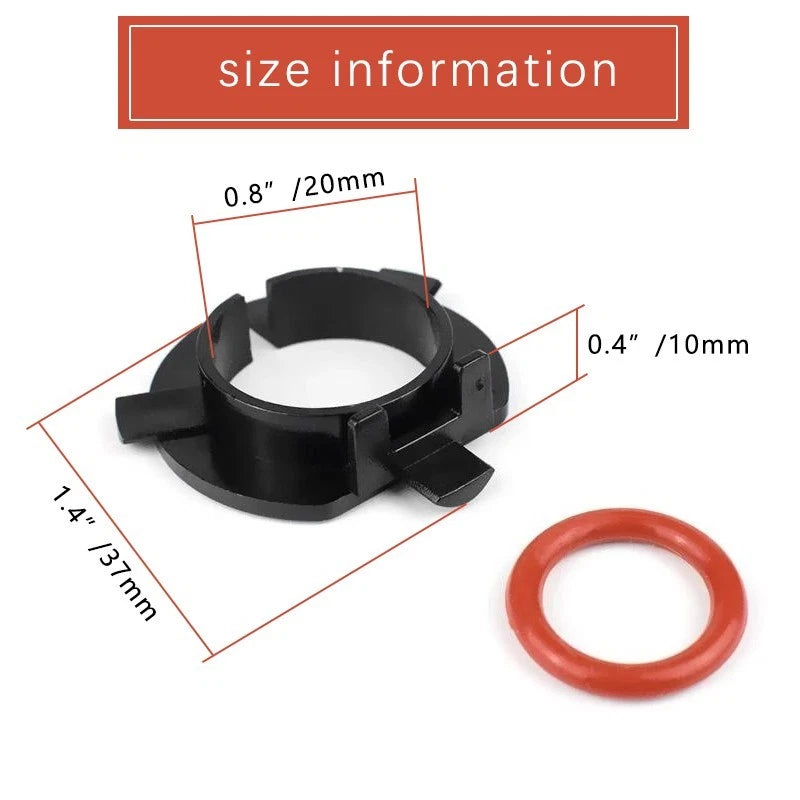 H7 Bulb Replacement Base Compatible with TK06 LED Headlight Conversion Kit 2-pcs