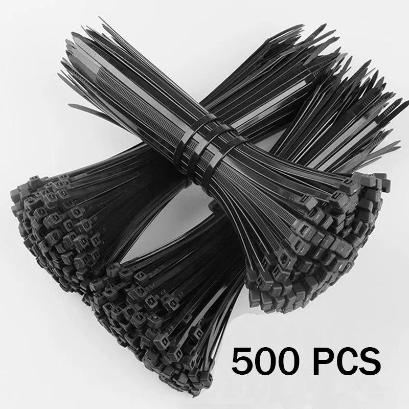 4-23 inch nylon zipper cable ties, suitable for homes, garages and workshops