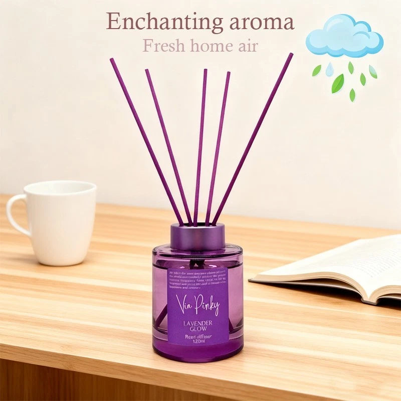 Reed Diffuser, 120ml, Sandalwood/Ocean/Lavender scent, Festive Home Fragrance.