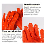 Rubber coated non-slip work gloves, suitable for gardens, outdoor buildings