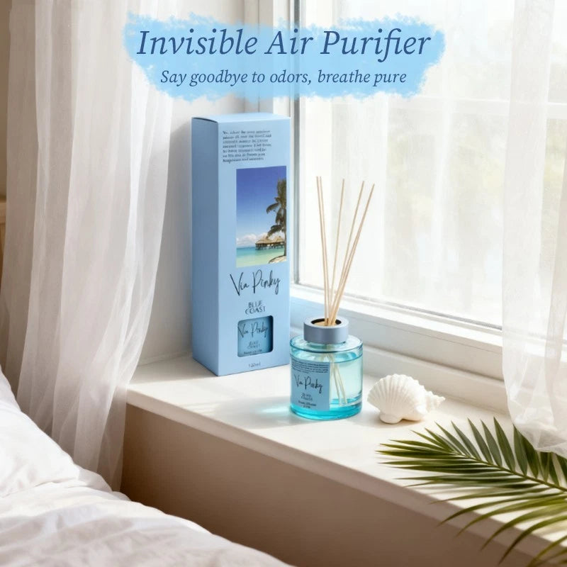 Reed Diffuser, 120ml, Sandalwood/Ocean/Lavender scent, Festive Home Fragrance.