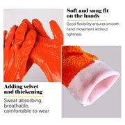 Rubber coated non-slip work gloves, suitable for gardens, outdoor buildings