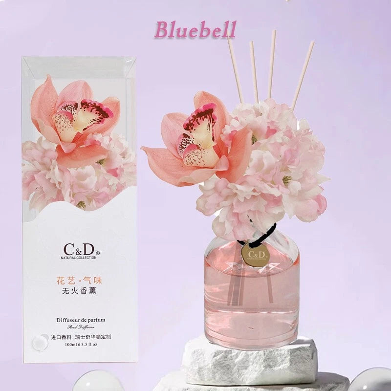 Blue Wind chimes -100 ml aromatherapy diffuser for home bathroom decoration