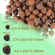 1-30 pounds of plant clay pebbles - Natural clay pebbles for indoor plants