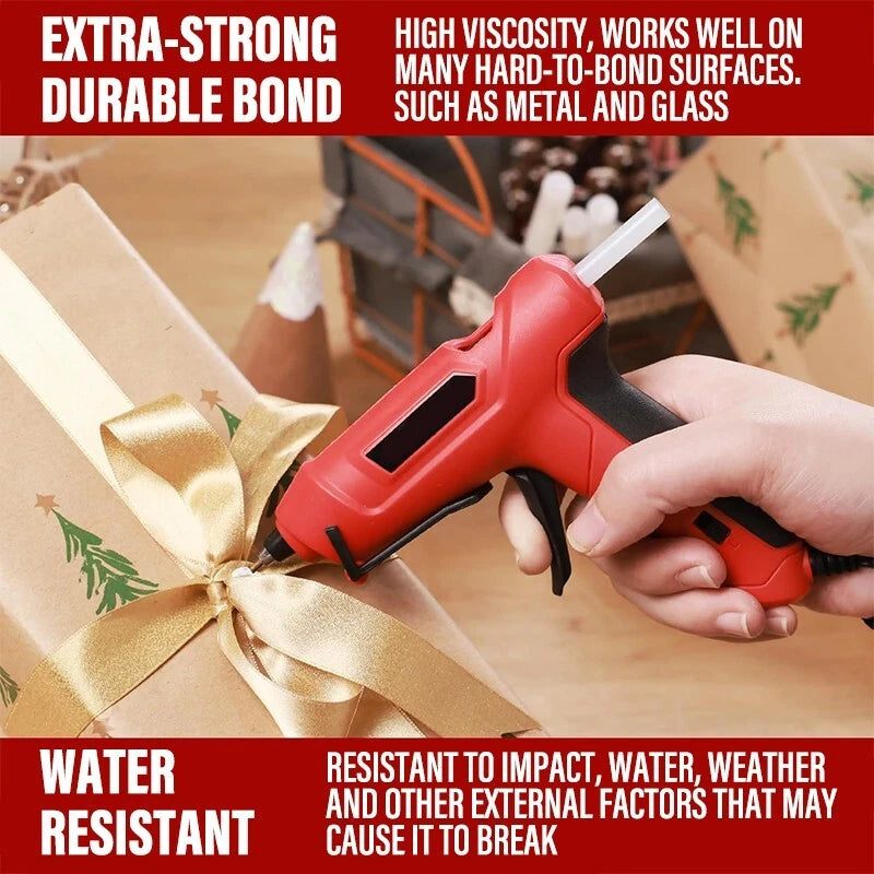 Full-size hot melt adhesive stick, 12 x 0.43 inches, strong bonding adhesive