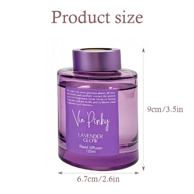 Reed Diffuser, 120ml, Sandalwood/Ocean/Lavender scent, Festive Home Fragrance.