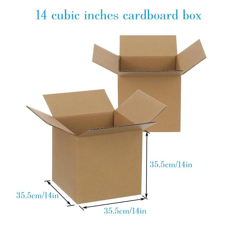 14x14x14 inch corrugated cardboard packaging/shipping/moving boxes (3-6 pieces)