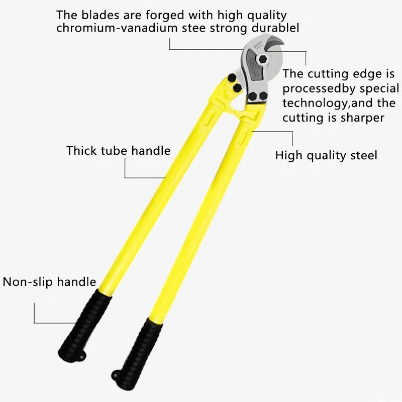 18in— Heavy Duty Hardened Cable Cutter Wire Rope Cable Cutter Us inventory