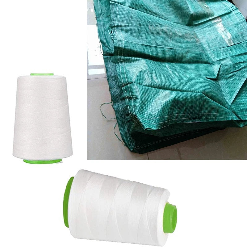 5 packs of white all-purpose polyester sewing thread for hand and machine sewing