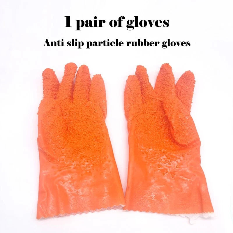 Rubber coated non-slip work gloves, suitable for gardens, outdoor buildings
