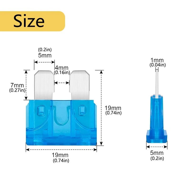 20/50 PCS High-quality 15 AMP automotive ATO ATC standard blade fuse 15A