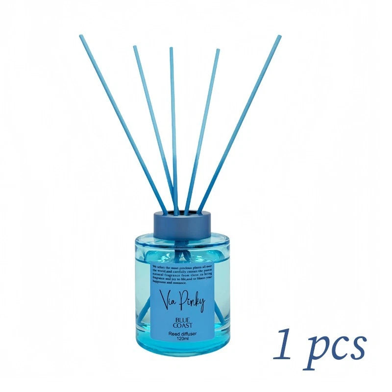 Reed Diffuser, 120ml, Sandalwood/Ocean/Lavender scent, Festive Home Fragrance.