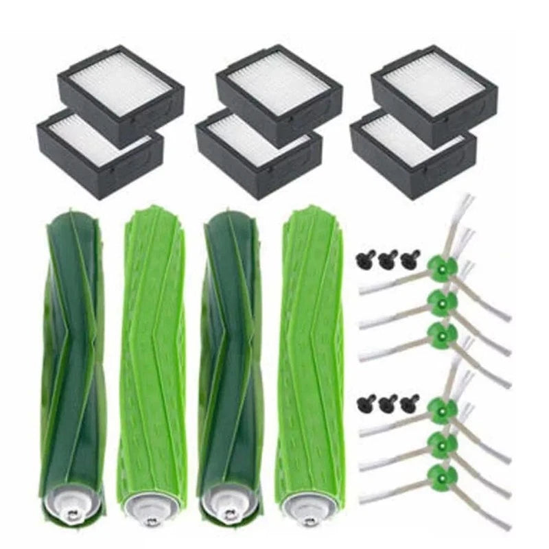 Roomba i7+ i4 E5 E6 E7 Series Replacement Parts Kit | 8 dust bags, 6 HEPA filter