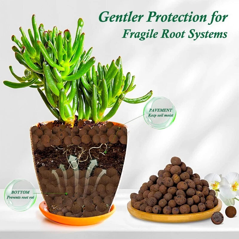 Plant expanded clay pebbles, suitable for indoor, outdoor and hydroponic growth