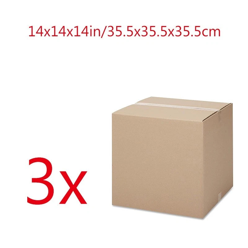 14x14x14 inch corrugated cardboard packaging/shipping/moving boxes (3-6 pieces)