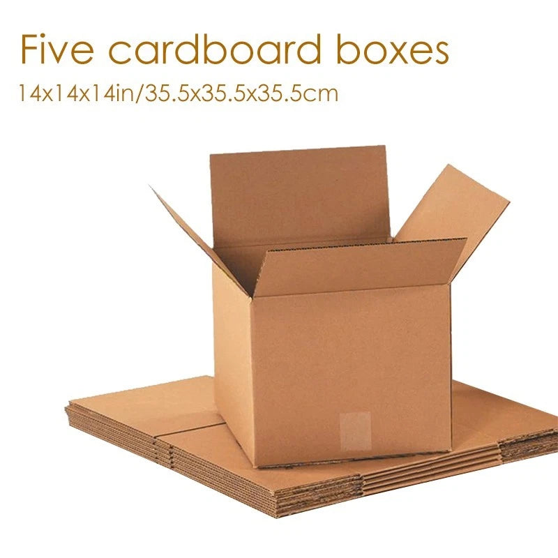 14x14x14 inch corrugated cardboard packaging/shipping/moving boxes (3-6 pieces)