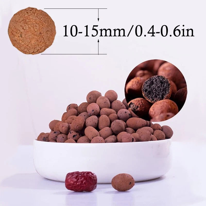 Plant expanded clay pebbles, suitable for indoor, outdoor and hydroponic growth