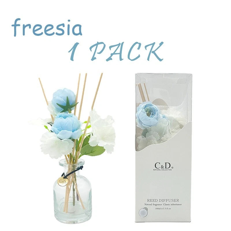 Flower diffuser Home diffuser Gift set for bathroom and office decor 100ml