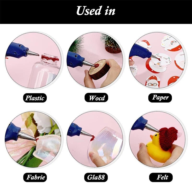 11x270mm red glue gun rod, a high-temperature glue rod with high adhesion
