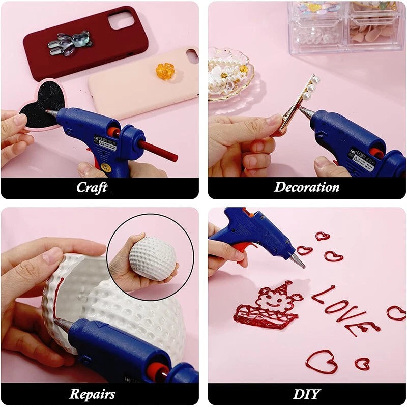11x270mm red glue gun rod, a high-temperature glue rod with high adhesion