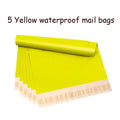 8x12 inch multi-color waterproof mailing bag with strong adhesive seal
