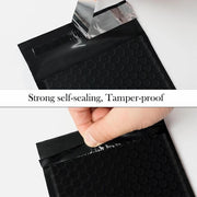 #000 Black polyester-filled envelopes are suitable for small business jewelry