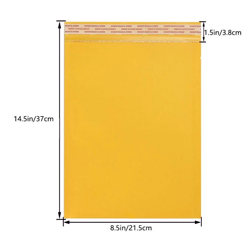 8.5x14.5 Bubble-filled mailing bag - Self-sealing padded envelope -30/60 packs